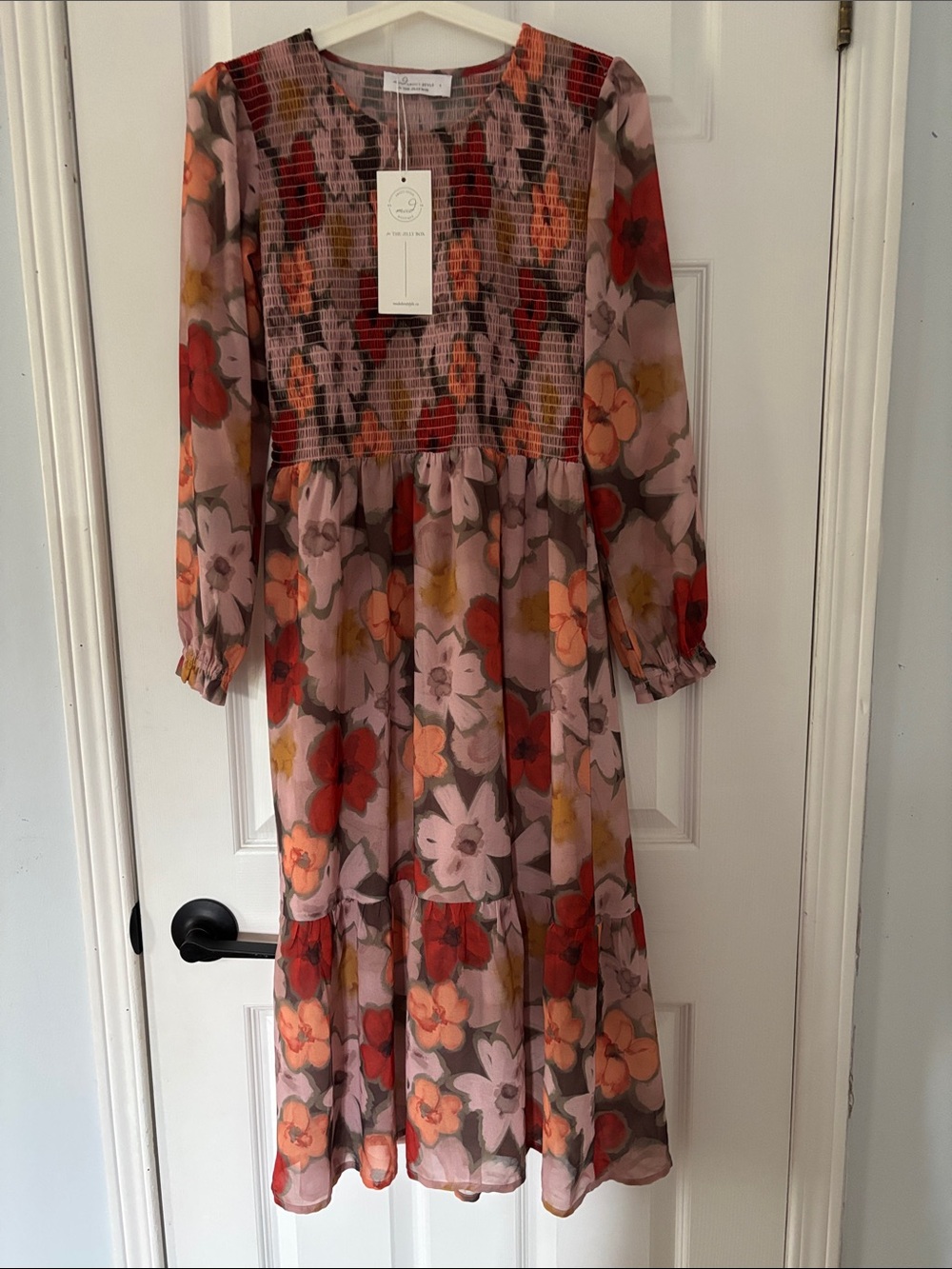 NWT-Grace Midi Dress in Farm Floral from the Mad About Style x The Jilly Box - Picture 4 of 6